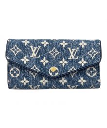 LOUIS VUITTON（ルイ ヴィトン）の古着「ポルトフィユサラ/長財布」｜ブルー