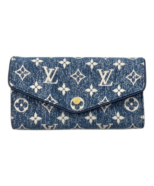 LOUIS VUITTON（ルイ ヴィトン）LOUIS VUITTON (ルイ ヴィトン) ポルトフィユサラ/長財布 ブルーの古着・服飾アイテム