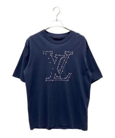 【中古・古着通販】LOUIS VUITTON (ルイ ヴィトン) LVステッチ エンブロイダリーTシャツ ネイビー サイズ:4L｜ブランド・古着通販  トレファク公式【TREFAC FASHION】スマホサイト