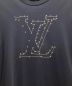 中古・古着 LOUIS VUITTON (ルイ ヴィトン) LVステッチ エンブロイダリーTシャツ ネイビー サイズ:4L：40000円