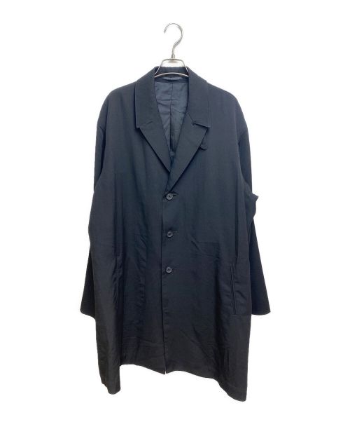 YOHJI YAMAMOTO（ヨウジヤマモト）YOHJI YAMAMOTO (ヨウジヤマモト) ロングジャケット ブラック サイズ:3の古着・服飾アイテム