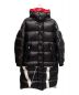 MONCLER（モンクレール）の古着「ダウンコート」｜ブラック×レッド