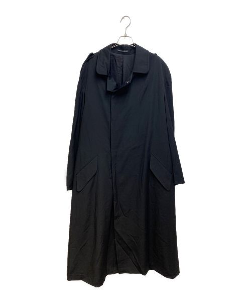 YOHJI YAMAMOTO（ヨウジヤマモト）YOHJI YAMAMOTO (ヨウジヤマモト) ダブルボタンロングコート ブラック サイズ:3の古着・服飾アイテム