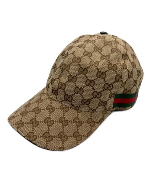 GUCCI（グッチ）GUCCI (グッチ) GGキャップ ベージュ サイズ:XLの古着・服飾アイテム