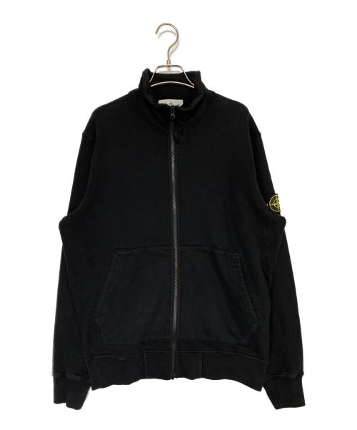 STONE ISLAND（ストーンアイランド）STONE ISLAND (ストーンアイランド) ジップアップスウェット ブラック サイズ:Lの古着・服飾アイテム