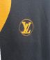 中古・古着 LOUIS VUITTON (ルイ ヴィトン) ジャイアント ダミエ プリントTシャツ ブラック×ブラウン サイズ:M：50000円