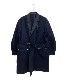 sacai（サカイ）の古着「22AW トレンチコート」｜ネイビー