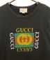 中古・古着 GUCCI (グッチ) プリントスウェット ブラック サイズ:L：40000円