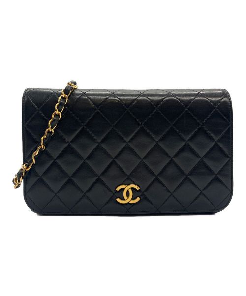 CHANEL（シャネル）CHANEL (シャネル) マトラッセ 23 フルフラップ チェーンショルダーバッグ ブラック サイズ:23の古着・服飾アイテム