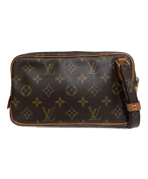 LOUIS VUITTON（ルイ ヴィトン）LOUIS VUITTON (ルイ ヴィトン) ポシェット・マルリーバンドリエール/ショルダーバッグ ブラウンの古着・服飾アイテム