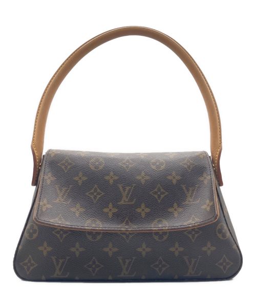 LOUIS VUITTON（ルイ ヴィトン）LOUIS VUITTON (ルイ ヴィトン) ミニルーピング/ハンドバッグ ブラウンの古着・服飾アイテム