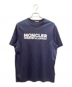 MONCLERモンクレール）の古着「ラバープリント Tシャツ」｜ネイビー