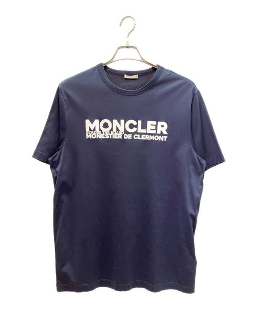 MONCLER（モンクレール）MONCLER (モンクレール) ラバープリント Tシャツ ネイビー サイズ:Mの古着・服飾アイテム