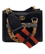 GUCCIグッチ）の古着「バンブーハンドバッグ」｜ブラック