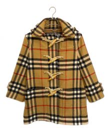 BURBERRY（バーバリー）の古着「×Gosha Rubchinskiy(ゴーシャ・ラブチンスキー) ノバチェックダッフルコート」｜ブラウン