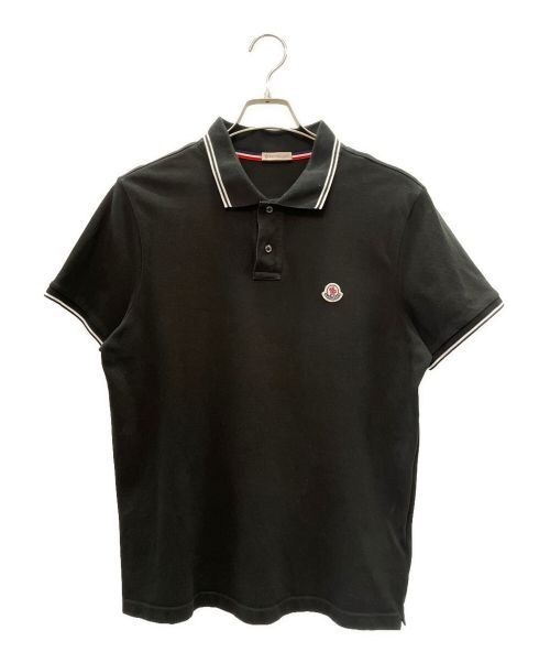 MONCLER（モンクレール）MONCLER (モンクレール) MAGLIA POLO マリア ポロシャツ ブラック サイズ:Mの古着・服飾アイテム