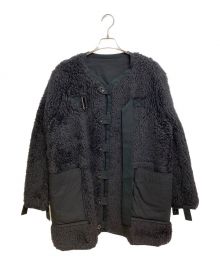 sacai（サカイ）の古着「ボアコート」｜ブラック