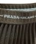 中古・古着 PRADA (プラダ) プリーツスカート ブラック サイズ:38：30000円