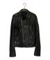 RICK OWENS（リック オウエンス）の古着「Stooges Leather Biker Jacket」｜ブラック