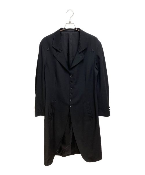 Yohji Yamamoto pour homme（ヨウジヤマモト プールオム）Yohji Yamamoto pour homme (ヨウジヤマモト プールオム) 22AW 前端つき合わせ6ボタンジャケット ブラック サイズ:2の古着・服飾アイテム