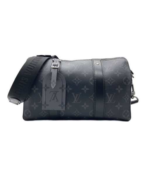 LOUIS VUITTON（ルイ ヴィトン）LOUIS VUITTON (ルイ ヴィトン) モノグラムエクリプス シティキーポル/2WAYショルダーバッグ ブラック×シルバーの古着・服飾アイテム