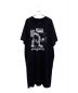 MM6 Maison Margiela（エムエムシックス メゾンマルジェラ）の古着「プリントTシャツワンピース」｜ブラック