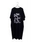 MM6 Maison Margiela (エムエムシックス メゾンマルジェラ) プリントTシャツワンピース ブラック サイズ:S：25000円