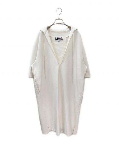 【中古・古着通販】MM6 Maison Margiela (エムエムシックス メゾンマルジェラ) セーラーカラーワンピース ホワイト  サイズ:XS｜ブランド・古着通販 トレファク公式【TREFAC FASHION】スマホサイト