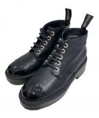 CHANELシャネル）の古着「Coco Marc Leather Boots」｜ブラック