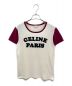 CELINE（セリーヌ）の古着「フロックロゴTシャツ」｜アイボリー×レッド