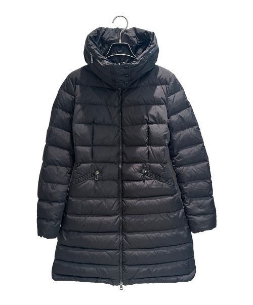 MONCLER（モンクレール）MONCLER (モンクレール) FLAMMETTEロングダウンジャケット ブラック サイズ:1の古着・服飾アイテム