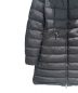 中古・古着 MONCLER (モンクレール) FLAMMETTEロングダウンジャケット ブラック サイズ:1：140000円