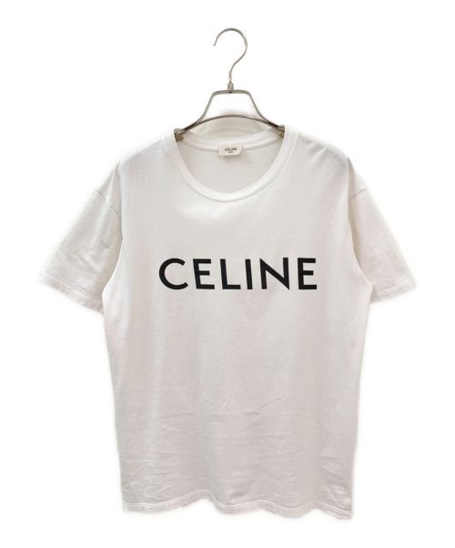 CELINE（セリーヌ）CELINE (セリーヌ) ロゴTシャツ ホワイト サイズ:XXSの古着・服飾アイテム