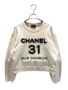 CHANEL（シャネル）の古着「camellia sweatshirt」｜ベージュ