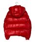 MONCLER (モンクレール) VALENTINO (ヴァレンティノ) ダウンジャケット レッド サイズ:38：120000円