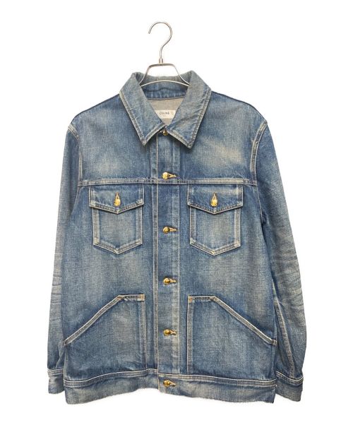 CELINE（セリーヌ）CELINE (セリーヌ) Trucker Denim Jacket (トラッカーデニムジャケット） インディゴ サイズ:Sの古着・服飾アイテム