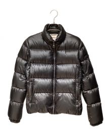 PRADA（プラダ）の古着「Logo Plate Down Jacket（ロゴプレートダウンジャケット）」｜ブラック