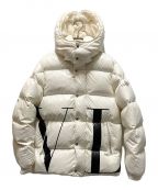 MONCLER×VALENTINOモンクレール×ヴァレンティノ）の古着「VLTN ロゴ フーデッド ダウンジャケット」｜ホワイト