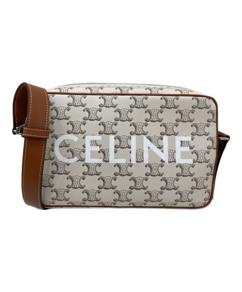 CELINE（セリーヌ）CELINE (セリーヌ) ミディアム メッセンジャーバッグ   ホワイトの古着・服飾アイテム