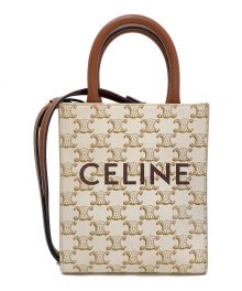 CELINE（セリーヌ）の古着「ミニバーティカルカバ」｜ホワイト