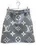 LOUIS VUITTON（ルイ ヴィトン）の古着「Monogram Giant Wool Skirt」｜グレー