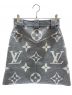 LOUIS VUITTON (ルイ ヴィトン) Monogram Giant Wool Skirt グレー サイズ:34 未使用品：180000円