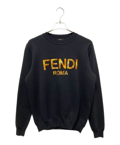 中古・古着通販】FENDI (フェンディ) ロゴクルーネックスウェット ...