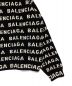 中古・古着 BALENCIAGA (バレンシアガ) ロゴジャガードクルーネックニット ブラック サイズ:L：95000円