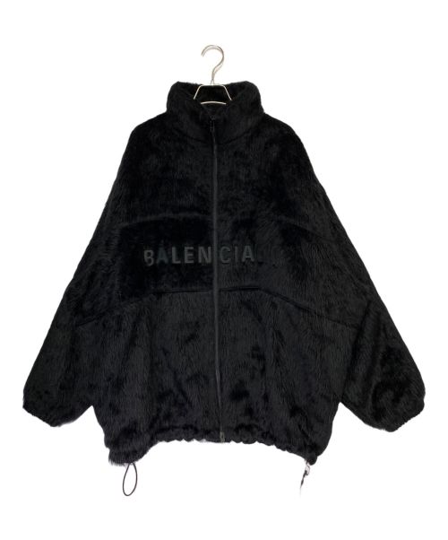 BALENCIAGA（バレンシアガ）BALENCIAGA (バレンシアガ) Full Zip Fur Jacket ブラック サイズ:44の古着・服飾アイテム