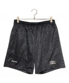 SUPREME×UMBROシュプリーム×アンブロ）の古着「Jacquard Animal Print Soccer Short」｜ブラック