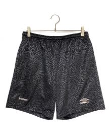 SUPREME×UMBRO（シュプリーム×アンブロ）の古着「Jacquard Animal Print Soccer Short」｜ブラック