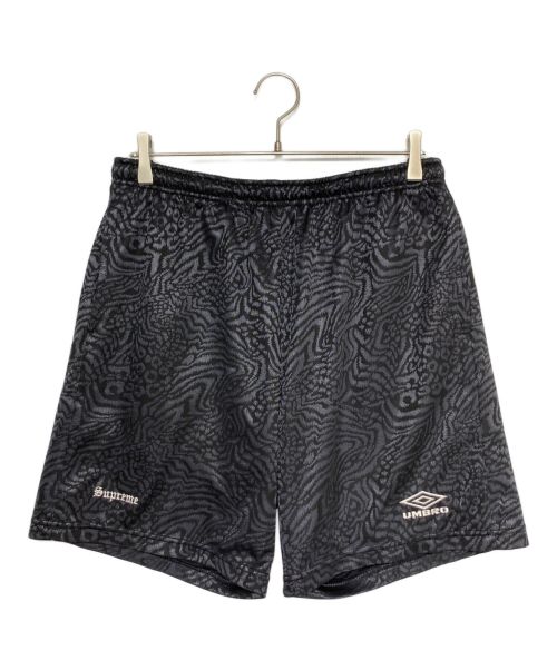 SUPREME（シュプリーム）SUPREME (シュプリーム) UMBRO (アンブロ) Jacquard Animal Print Soccer Short ブラック サイズ:Lの古着・服飾アイテム