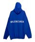 BALENCIAGA (バレンシアガ) パーカー ブルー サイズ:XXL：66000円