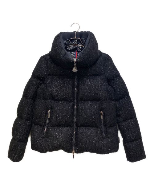 MONCLER（モンクレール）MONCLER (モンクレール) Lame down jacket（ラメダウンジャケット） ブラック サイズ:1の古着・服飾アイテム